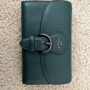 Coach Wallet Forest Green